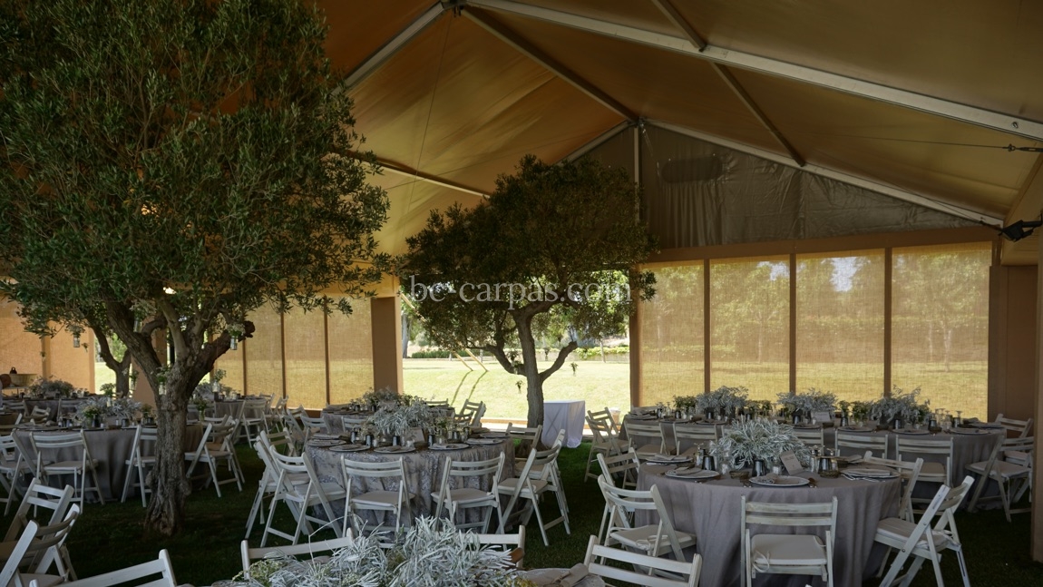 Large pavilion style marquee hire 4