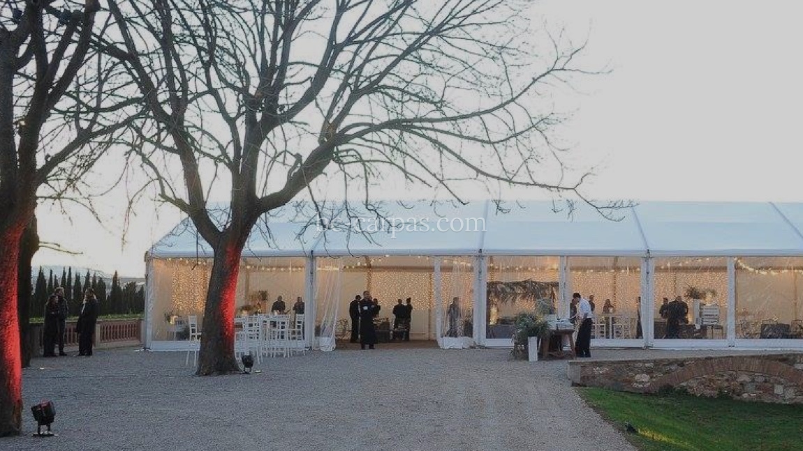 Large pavilion style marquee hire 6