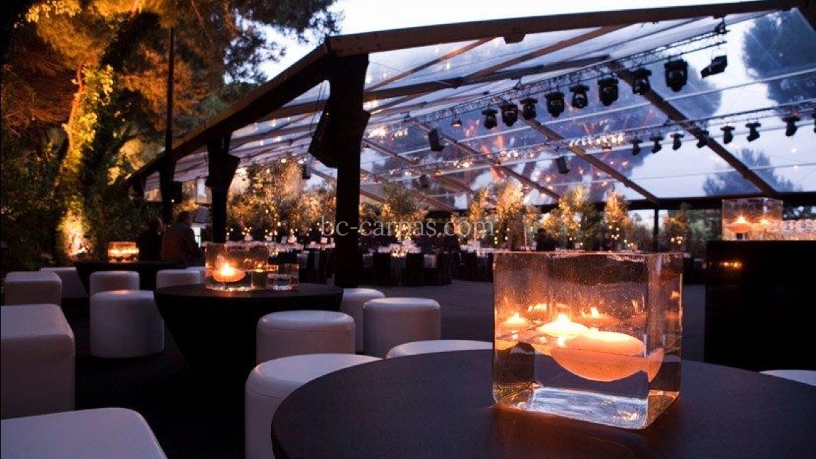 Large pavilion style marquee hire 8
