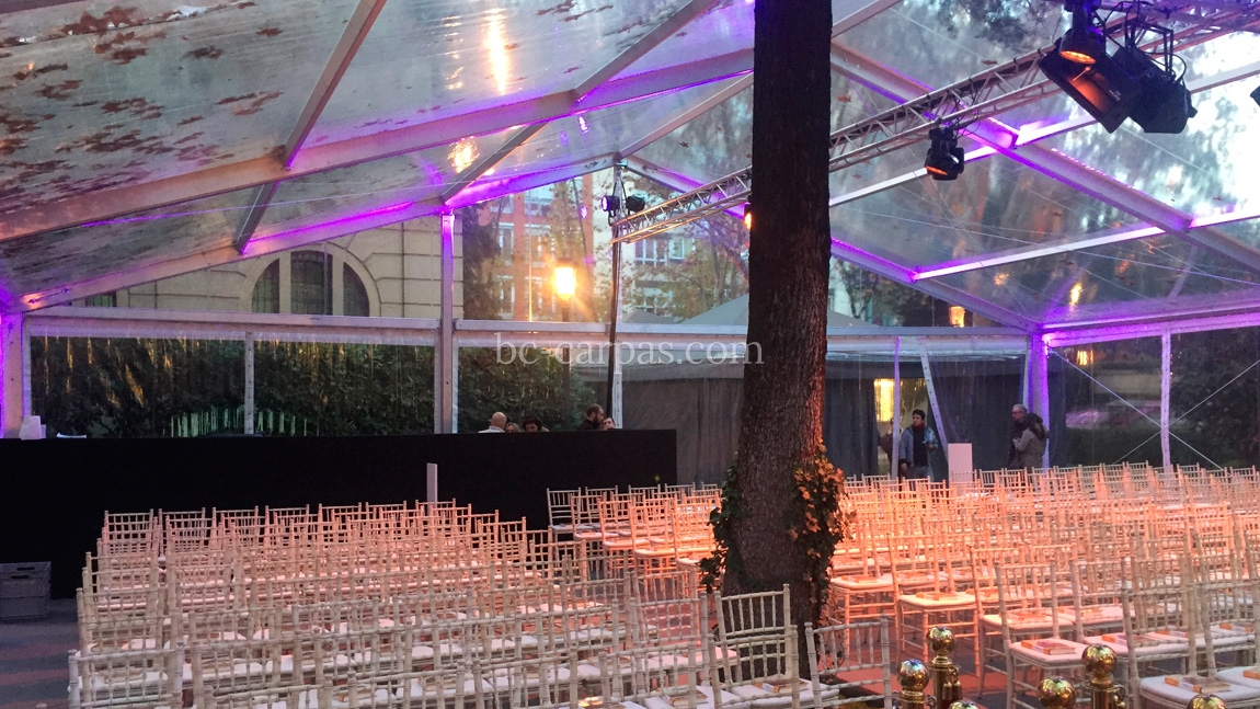 Marquee hire for presentations 4